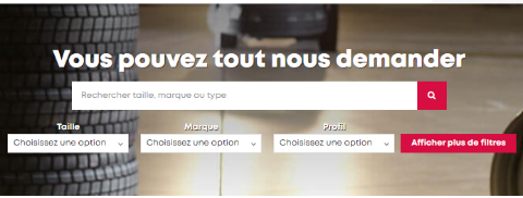 Heuver zoek en filteropties FR